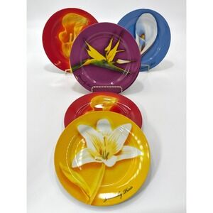 Givenchy Callas Lily Design Plates; Flower Plates Home Decor; Wall Decor (Y.2x)